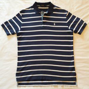 Polo Shirt (Blue/White Stripes)